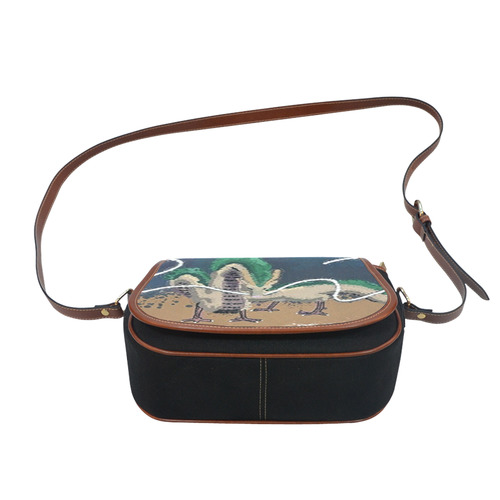 Spirited Away Saddle Bag/Small (Model 1649)(Flap Customization)