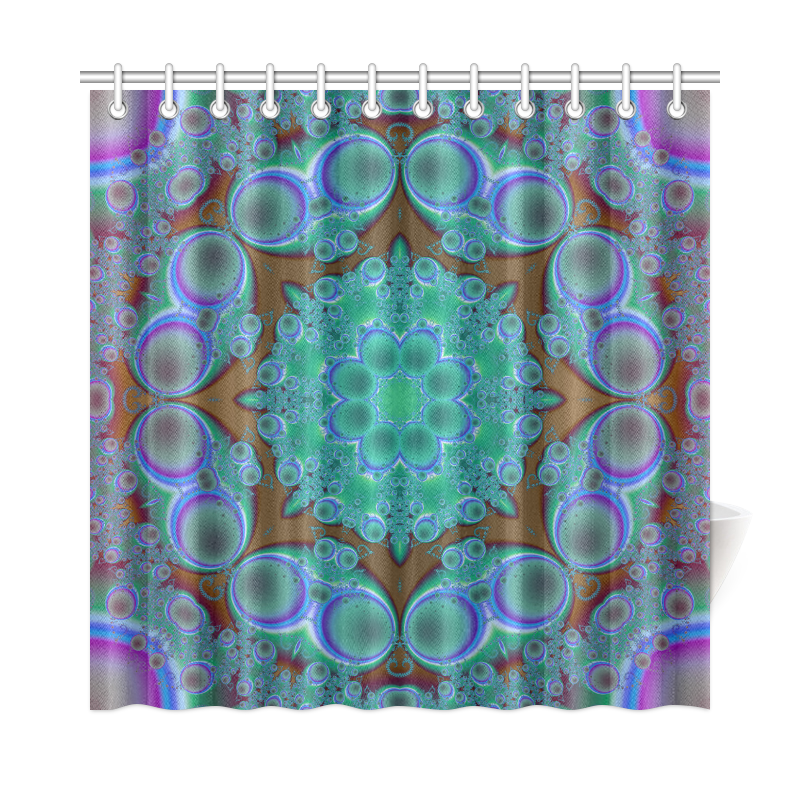 fractal pattern 1 Shower Curtain 72"x72"
