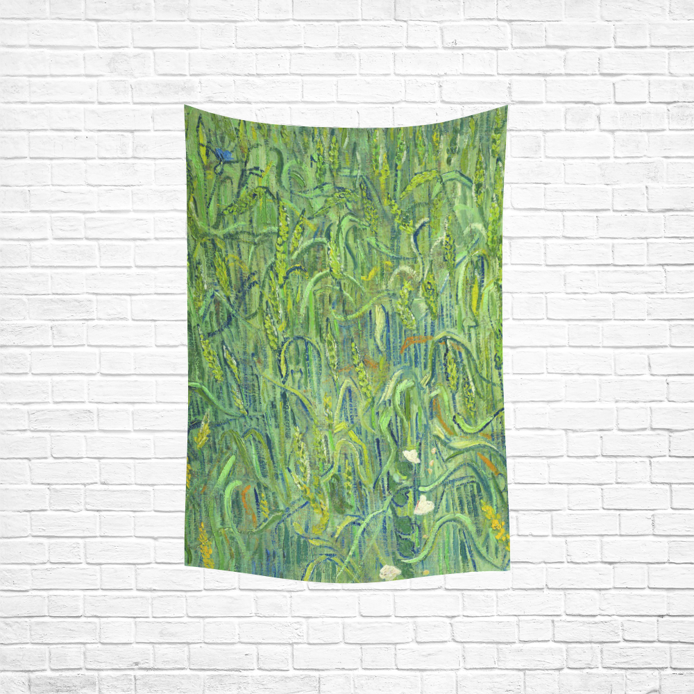 Vincent van Gogh Ears of Wheat Cotton Linen Wall Tapestry 40"x 60"