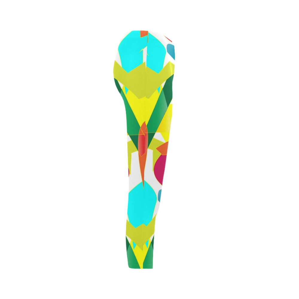 Colorful mood Pattern Capri Legging Capri Legging (Model L02)