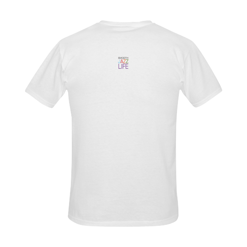 Smooth Jazz Life T-Shirt - George Benson Men's Slim Fit T-shirt (Model T13)