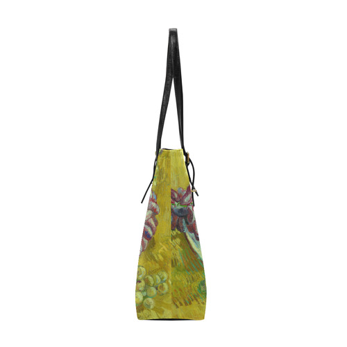 Vincent van Gogh Grapes Fine Art Painting Euramerican Tote Bag/Small (Model 1655)