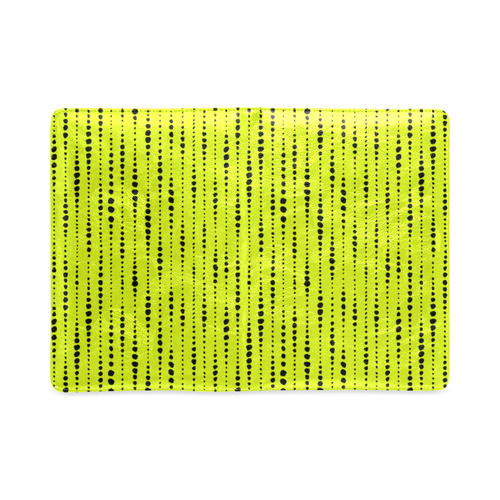 Black Dotted Lines Pattern Custom NoteBook A5