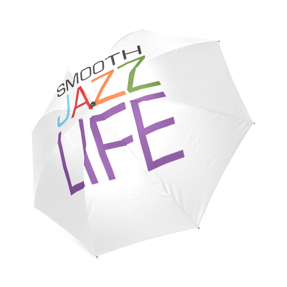 Smooth Jazz Life Logo Umbrella Foldable Umbrella (Model U01)