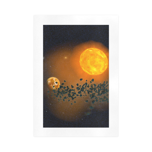 Space scenario - The Apocalypse Art Print 16‘’x23‘’