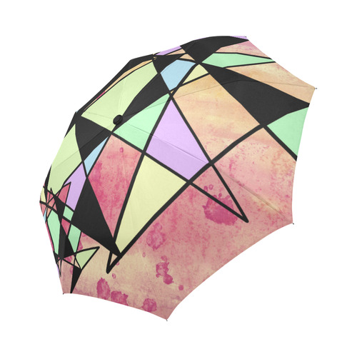 Geometric shapes Auto-Foldable Umbrella (Model U04)