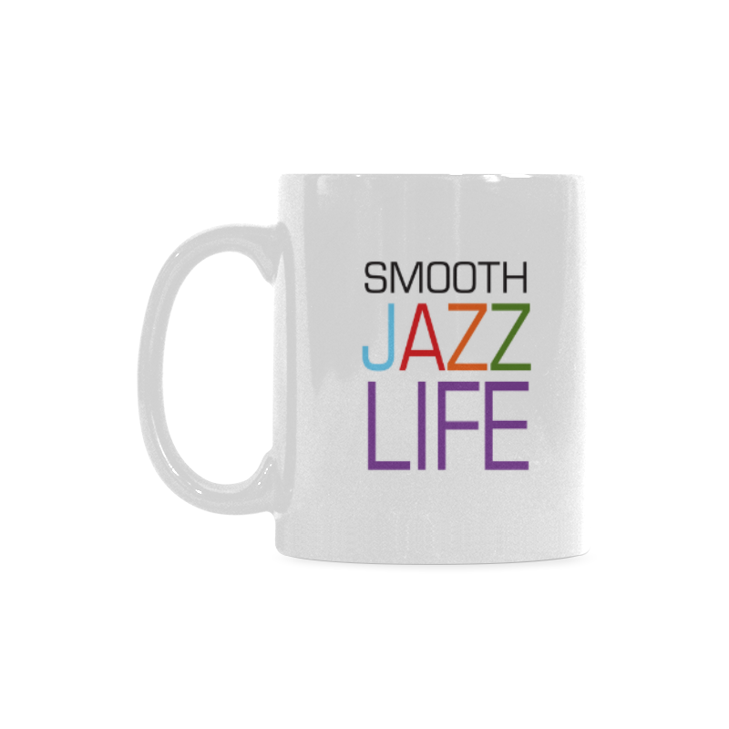 Smooth Jazz Life Logo Mug White Mug(11OZ)