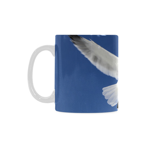 Seagull in Flight by Jim Clark White Mug(11OZ)