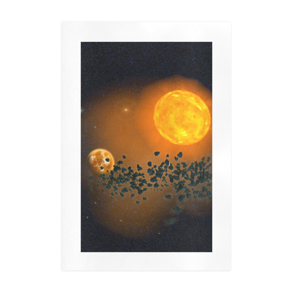 Space scenario - The Apocalypse Art Print 19‘’x28‘’