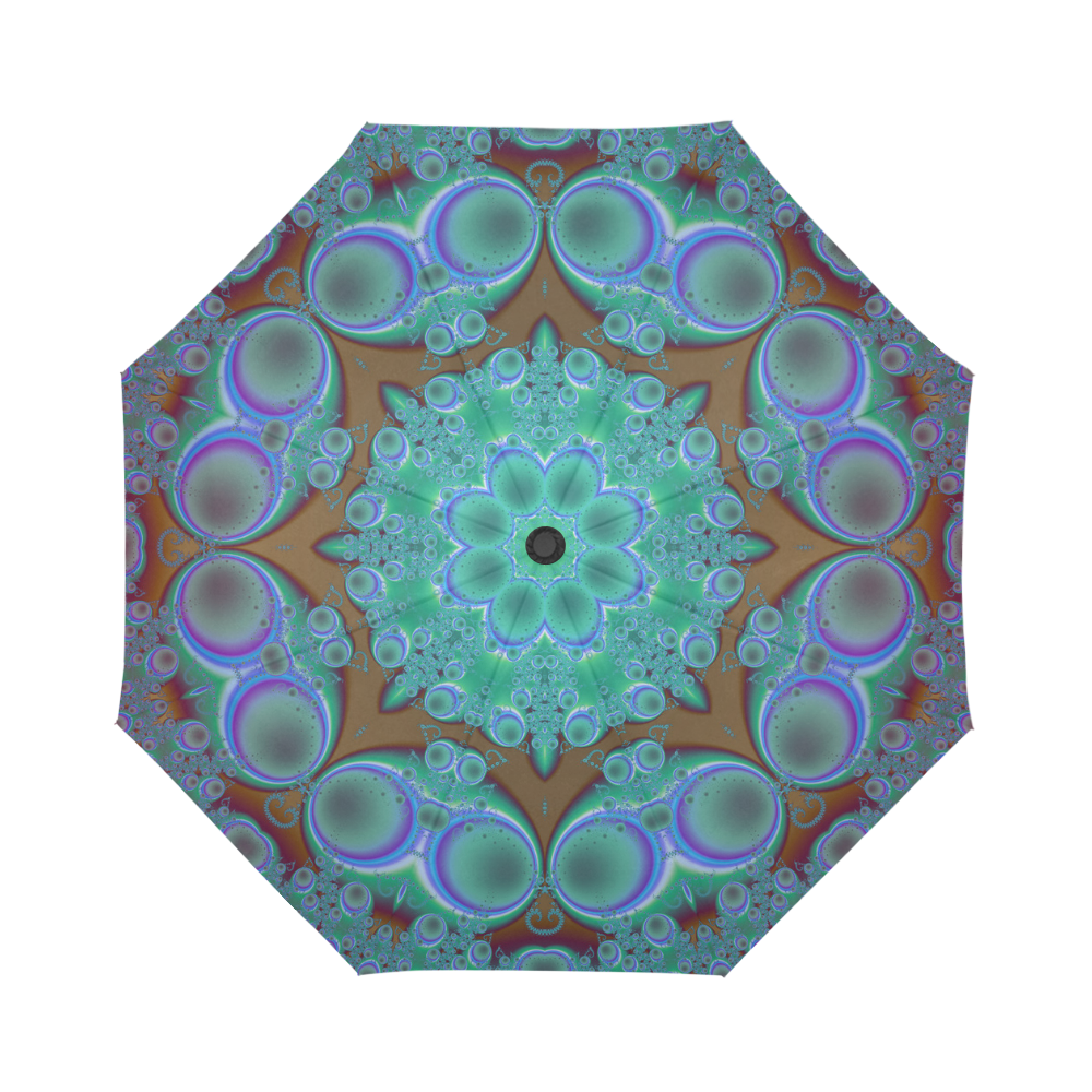 fractal pattern 1 Auto-Foldable Umbrella (Model U04)