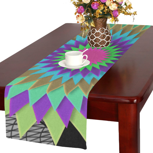 Collage_ Meeting Point_ Gloria Sanchez Table Runner 16x72 inch