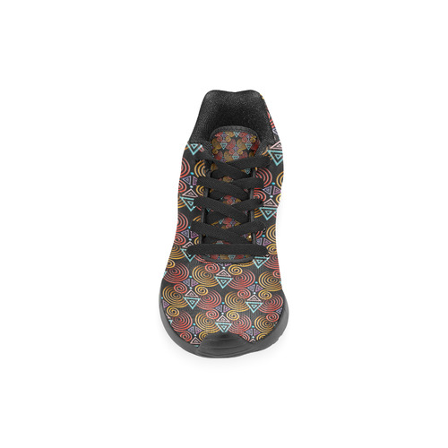 Lovely Geometric LOVE Hearts Pattern Women’s Running Shoes (Model 020)