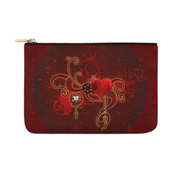 Wonderful steampunk design with heart Carry-All Pouch 12.5''x8.5''