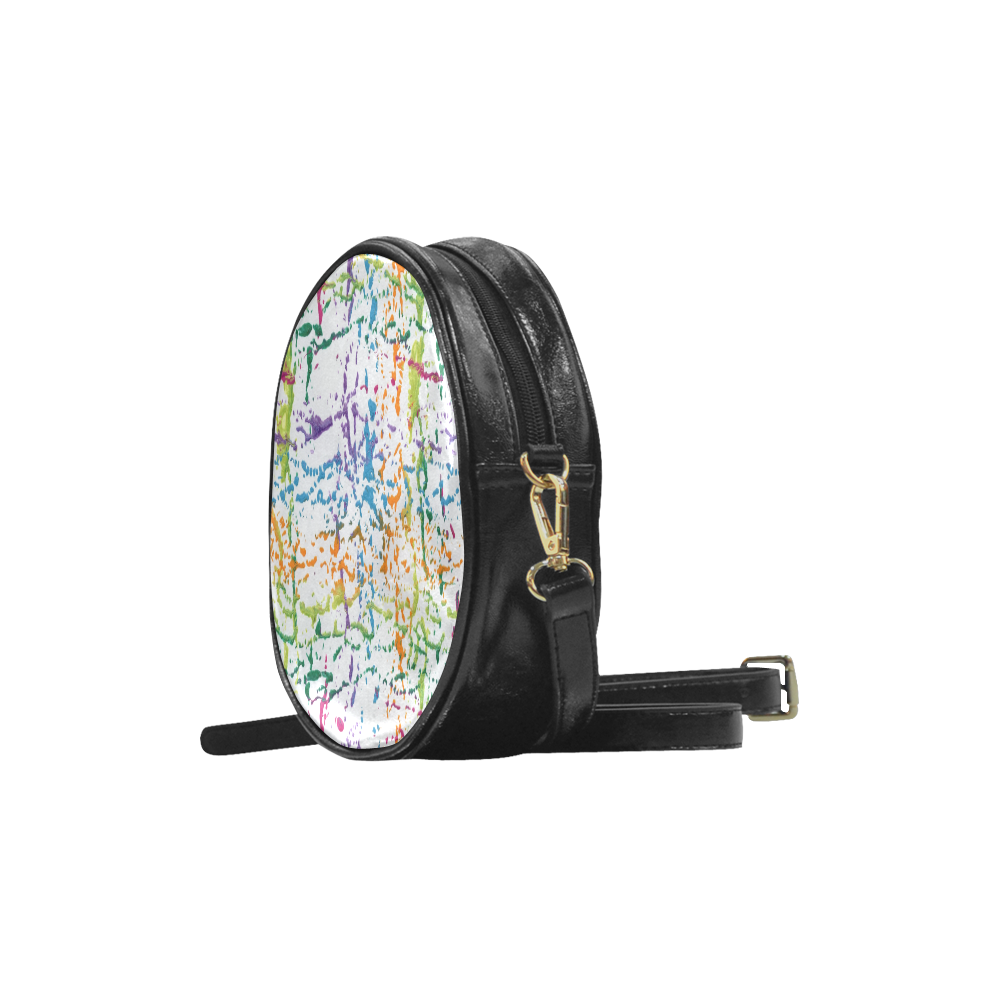 #Colorful Round Sling Bag (Model 1647)