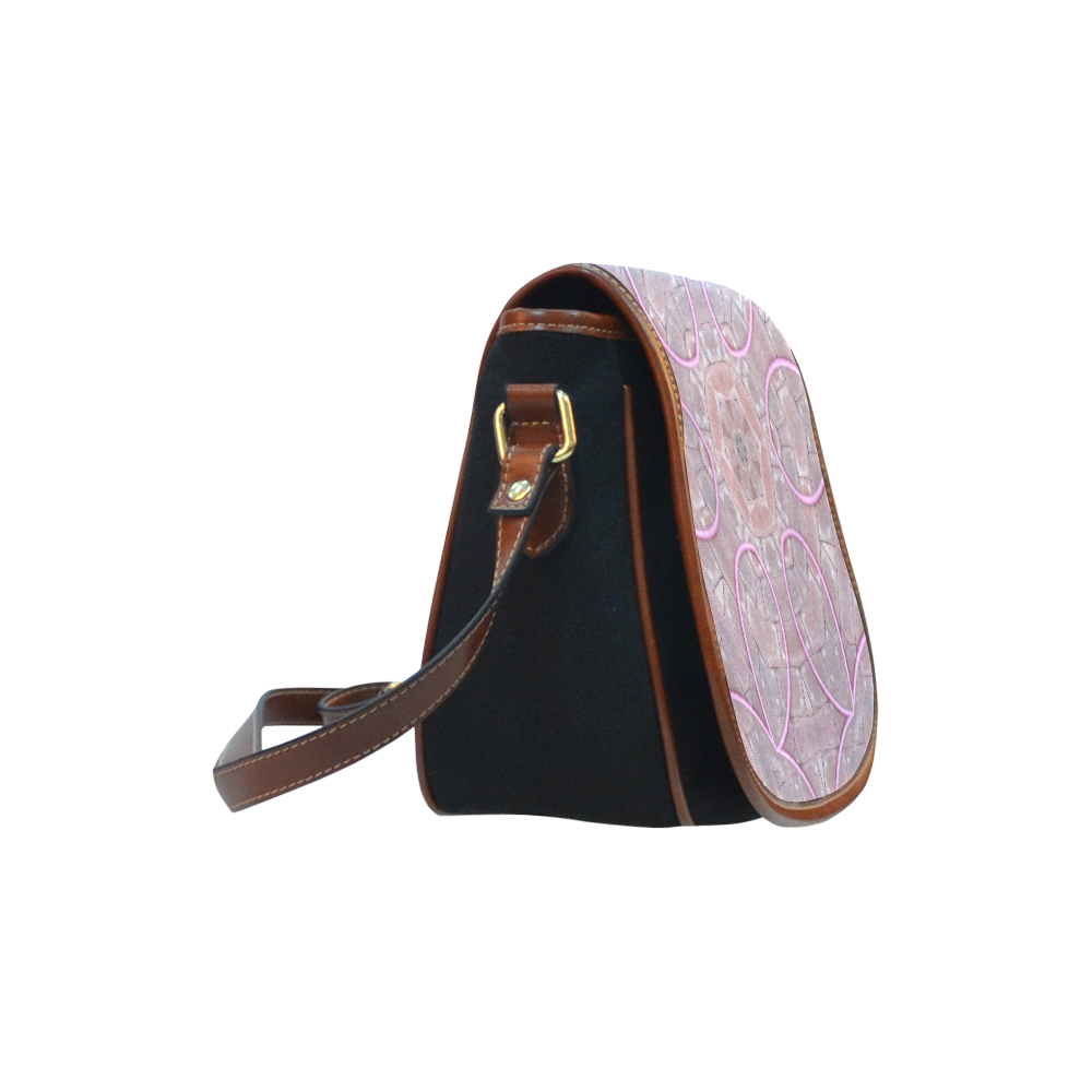 Hula Hoop Saddle Bag/Small (Model 1649)(Flap Customization)