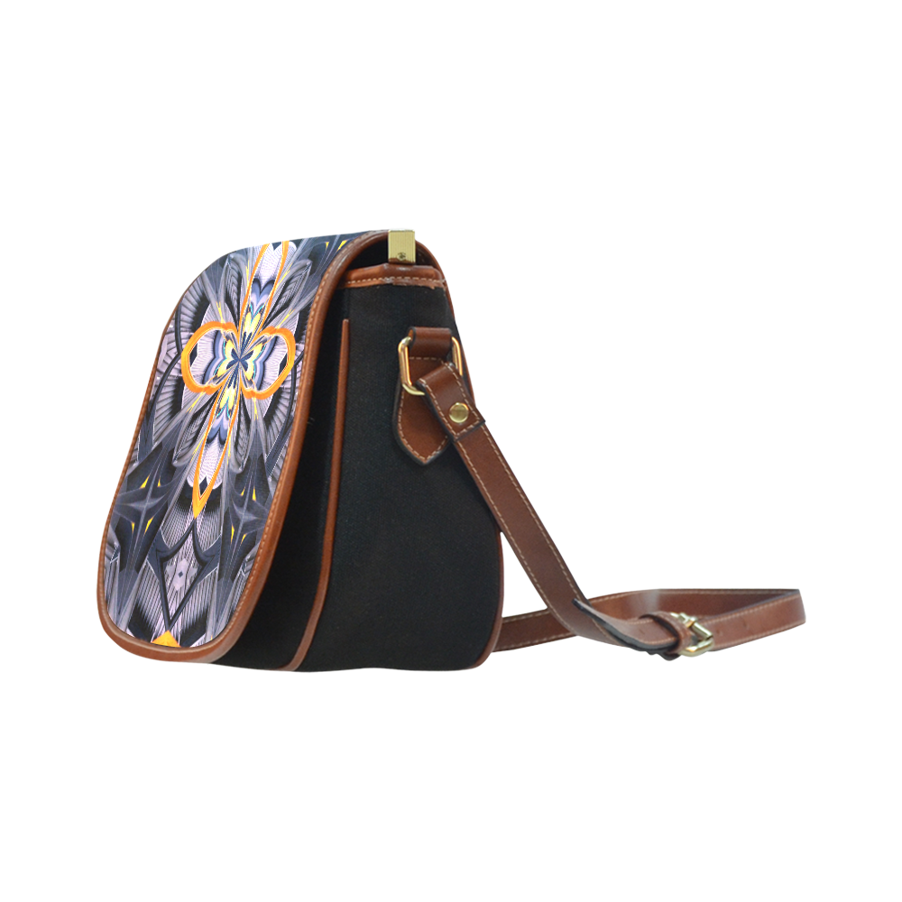 Industrial Provence Saddle Bag/Small (Model 1649)(Flap Customization)