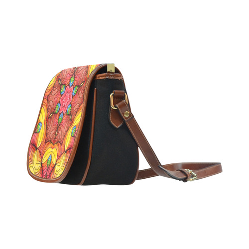 Bulges 2 Saddle Bag/Small (Model 1649)(Flap Customization)