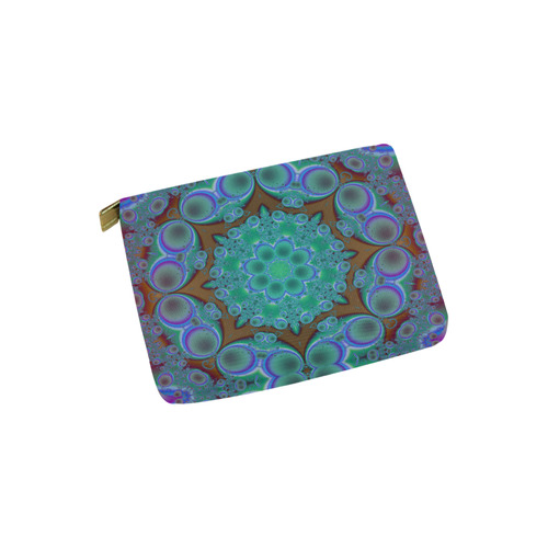 fractal pattern 1 Carry-All Pouch 6''x5''