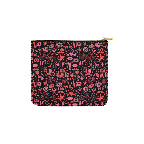 Pink Love Carry-All Pouch 6''x5''