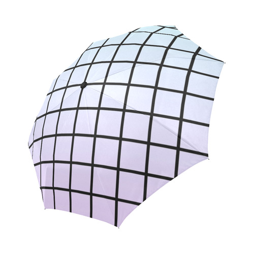 Pastel Grid Gradient Auto-Foldable Umbrella (Model U04)