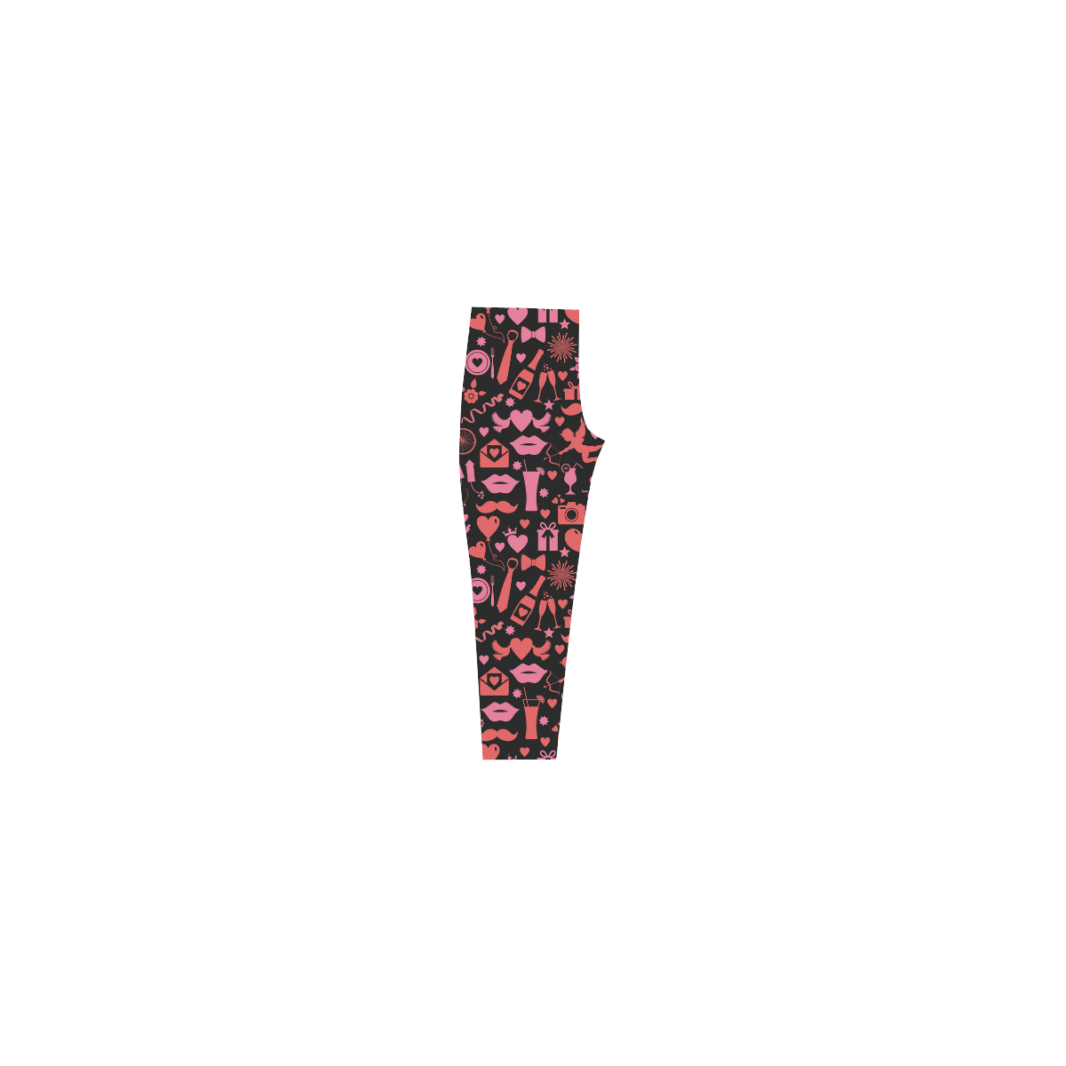 Pink Love Capri Legging (Model L02)