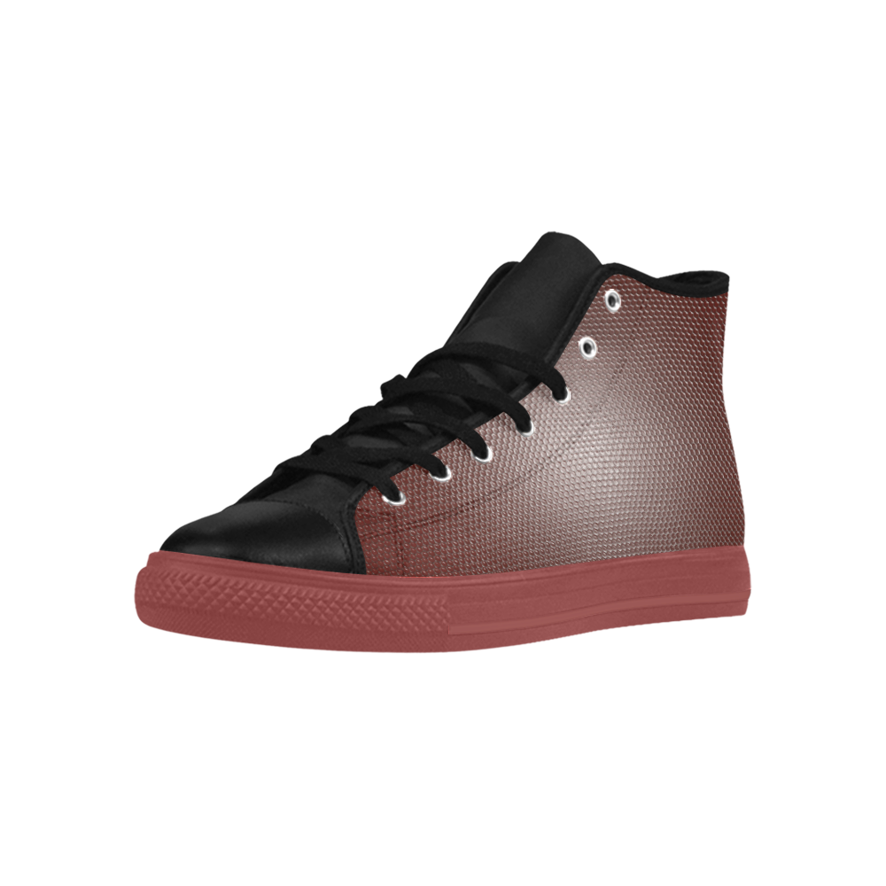 Red Lightning Sheds Aquila High Top Microfiber Leather Women's Shoes (Model 032)