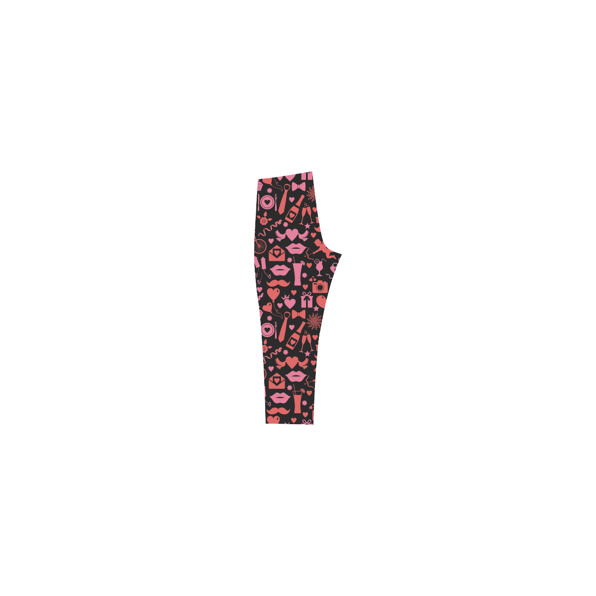 Pink Love Capri Legging (Model L02)