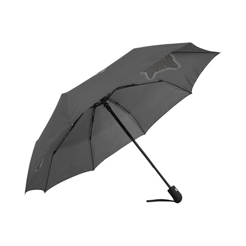 Black Space Cat Auto-Foldable Umbrella (Model U04)