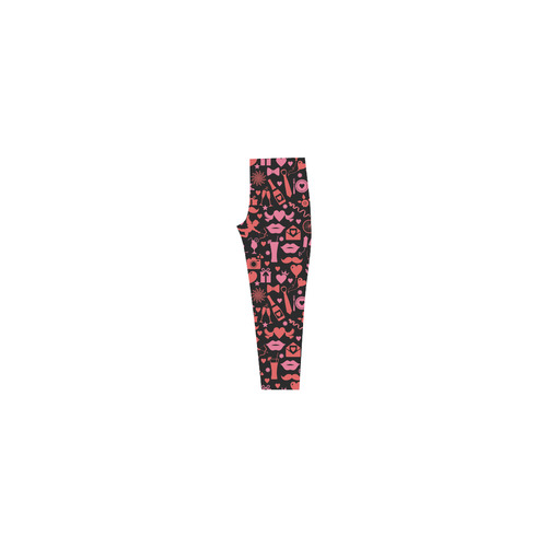 Pink Love Capri Legging (Model L02)