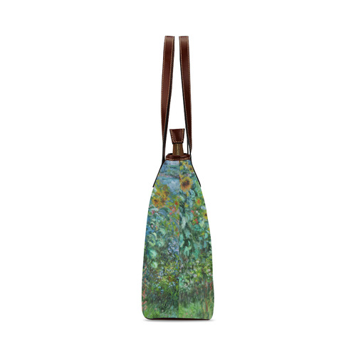 Claude Monet Artist's Garden at Vetheuil Shoulder Tote Bag (Model 1646)