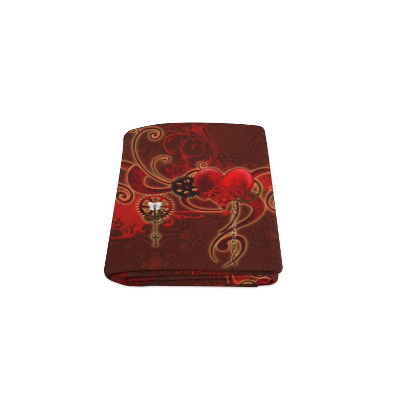 Wonderful steampunk design with heart Blanket 40"x50"