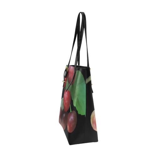 Sour Cherry, watercolor, fruit Euramerican Tote Bag/Small (Model 1655)