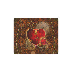 Steampunk, valentines heart with gears Rectangle Mousepad