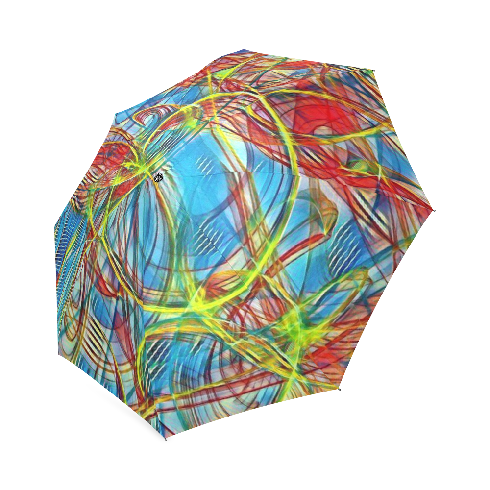 abstract joy 4 by JamColors Foldable Umbrella (Model U01)