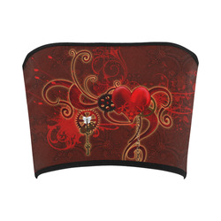 Wonderful steampunk design with heart Bandeau Top