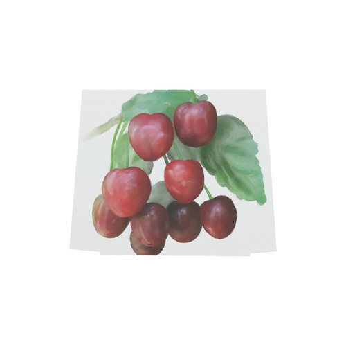 Sour Cherries, watercolor, fruit Euramerican Tote Bag/Small (Model 1655)
