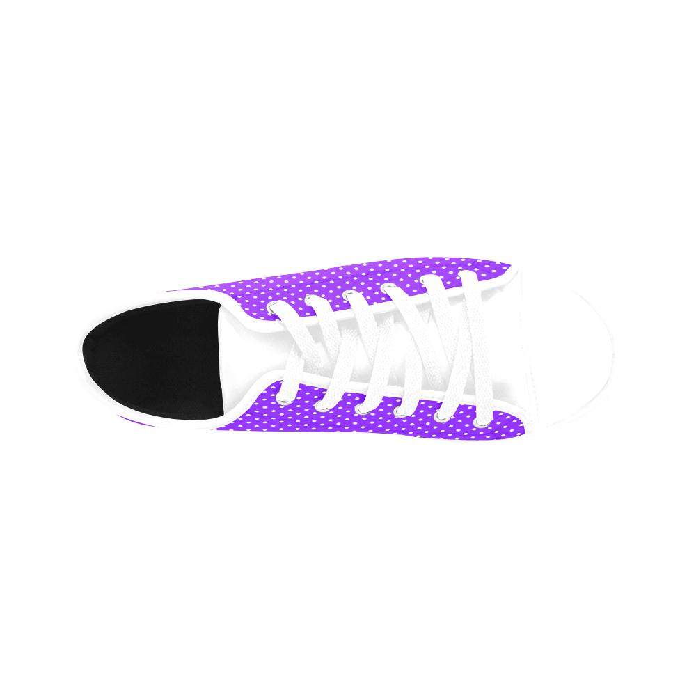 polkadots20160654 Aquila Microfiber Leather Women's Shoes/Large Size (Model 031)