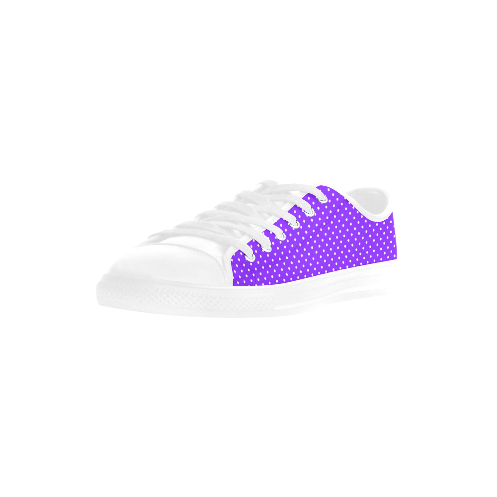 polkadots20160654 Aquila Microfiber Leather Women's Shoes (Model 031)