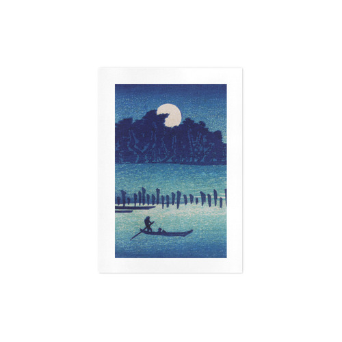 Hiroshige Moonlight Night Japanese Fine Art Art Print 7‘’x10‘’