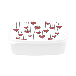 Waving Love Heart Garland Curtain Children's Lunch Box