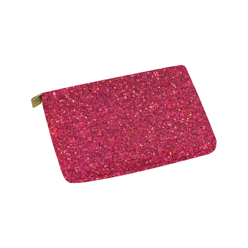 Pink Glitter Carry-All Pouch 9.5''x6''
