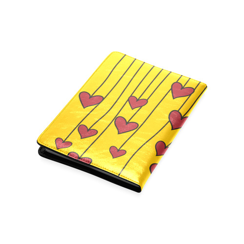 Waving Love Heart Garland Curtain Custom NoteBook A5