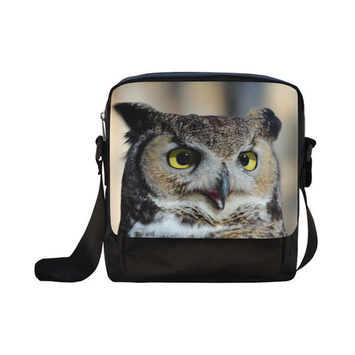 Owl Love by Martina Webster Crossbody Nylon Bags (Model 1633)