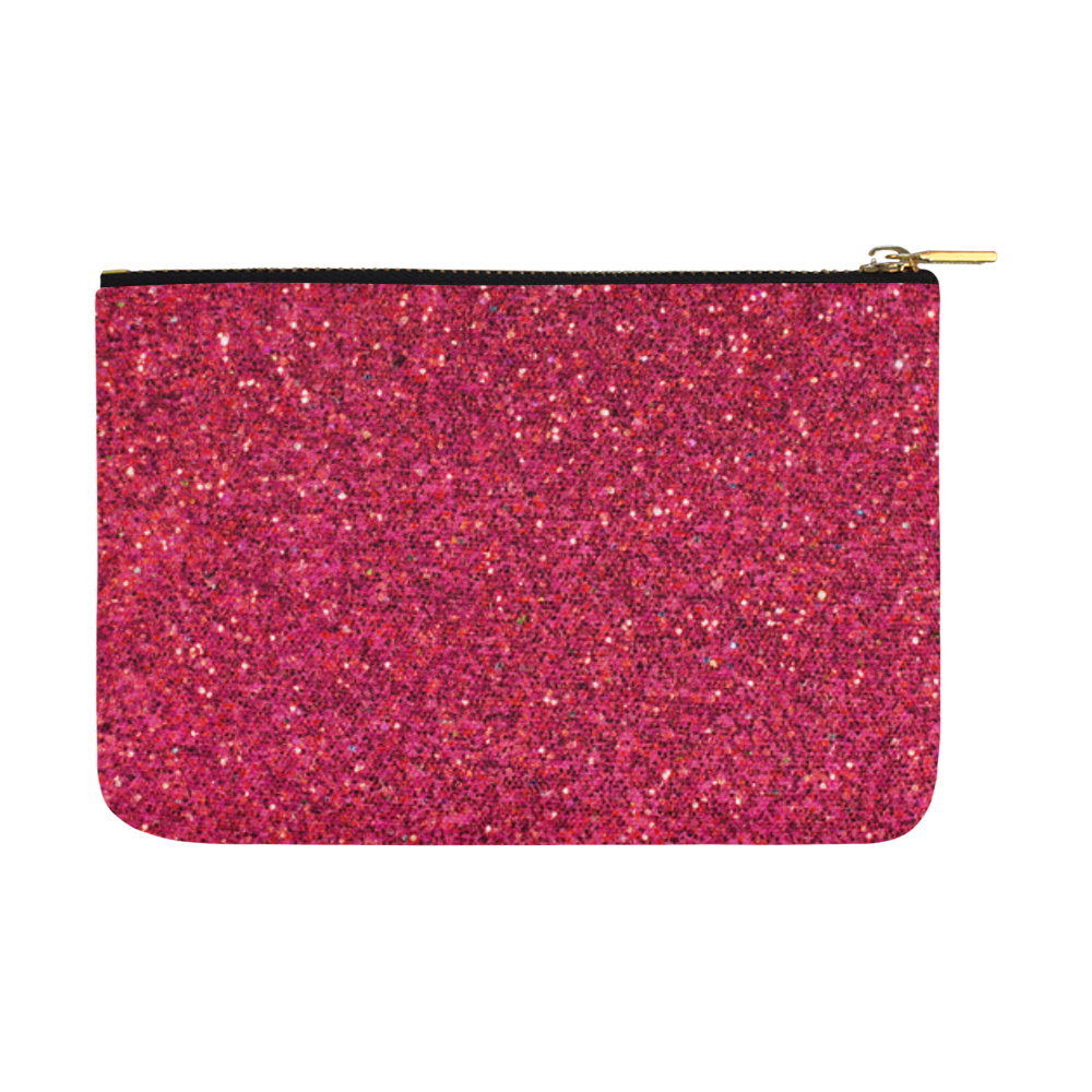 Pink Glitter Carry-All Pouch 12.5''x8.5''