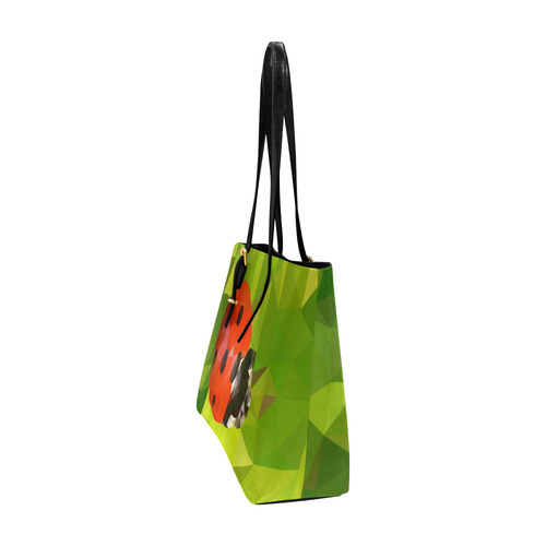 Lady Bug, low poly Euramerican Tote Bag/Large (Model 1656)