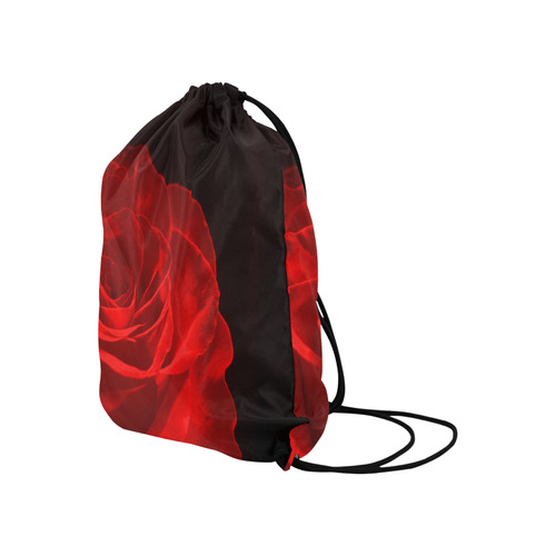 A Rose Red Large Drawstring Bag Model 1604 (Twin Sides)  16.5"(W) * 19.3"(H)