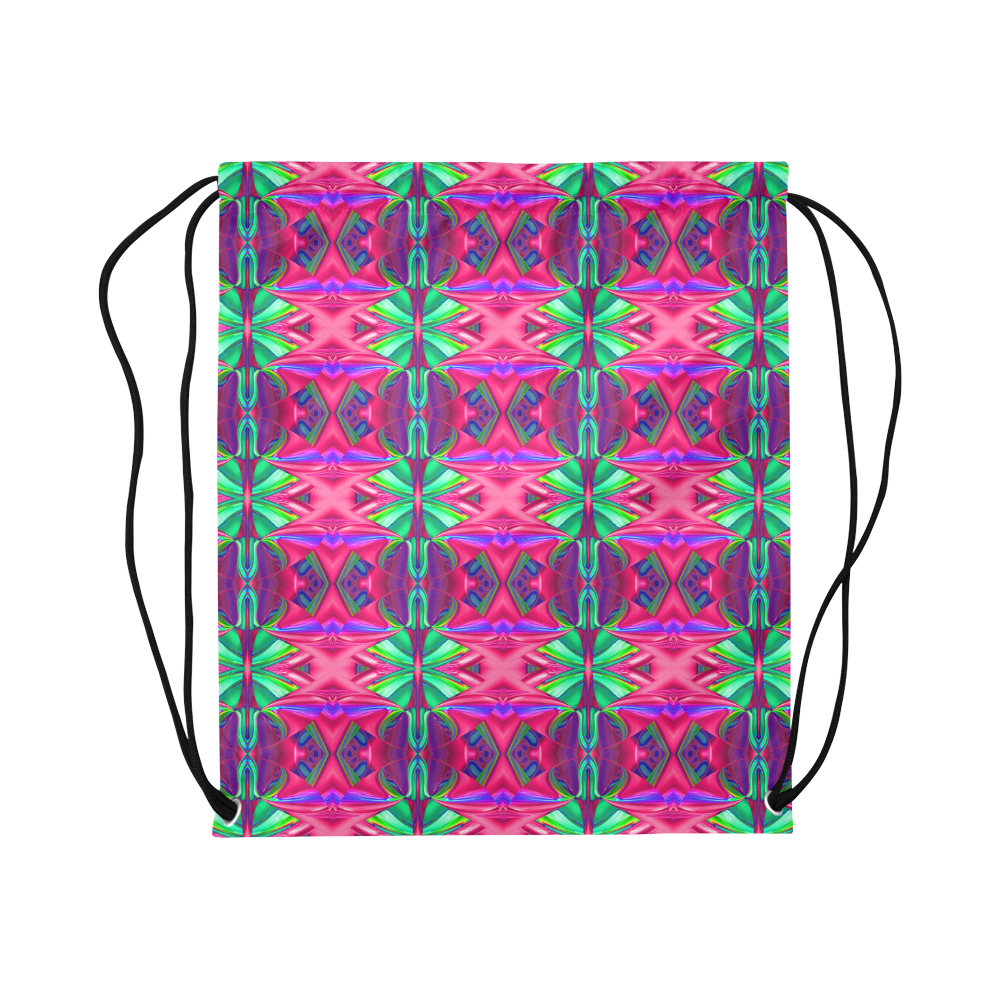 Colorful Ornament B Large Drawstring Bag Model 1604 (Twin Sides)  16.5"(W) * 19.3"(H)