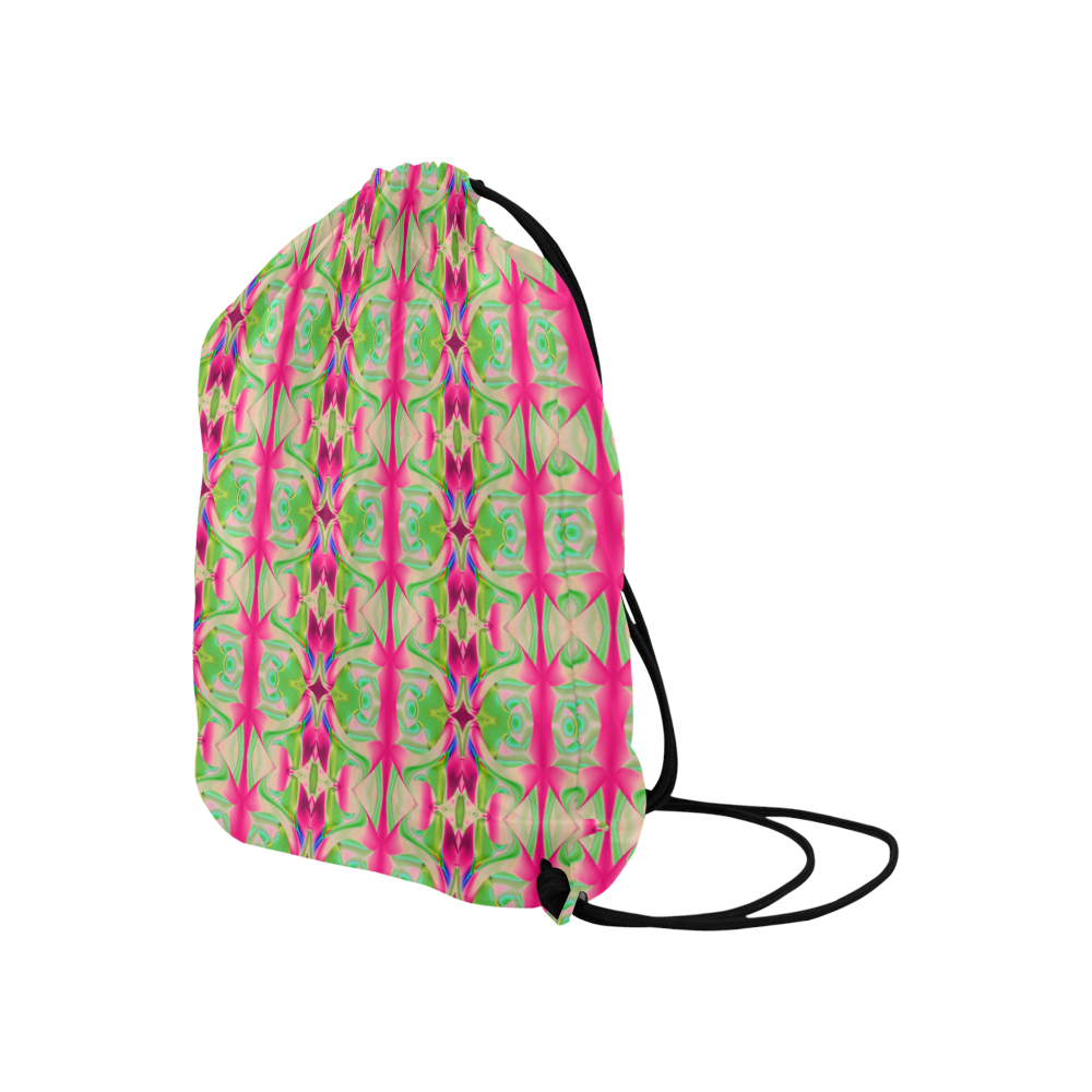 Abstract Ornament AAQ Large Drawstring Bag Model 1604 (Twin Sides)  16.5"(W) * 19.3"(H)