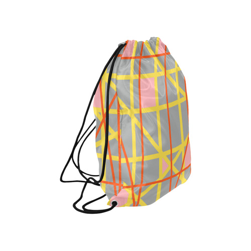 Abstract RQ Large Drawstring Bag Model 1604 (Twin Sides)  16.5"(W) * 19.3"(H)