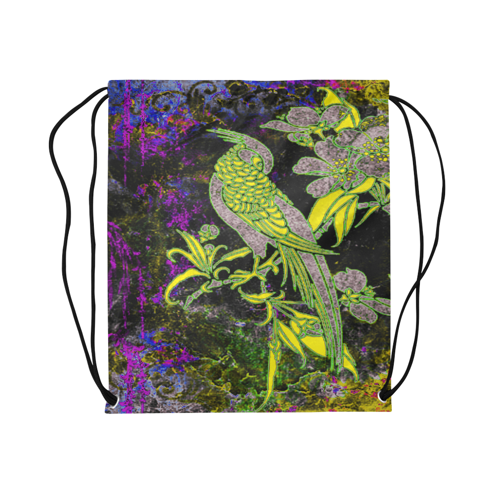 Bird Large Drawstring Bag Model 1604 (Twin Sides)  16.5"(W) * 19.3"(H)